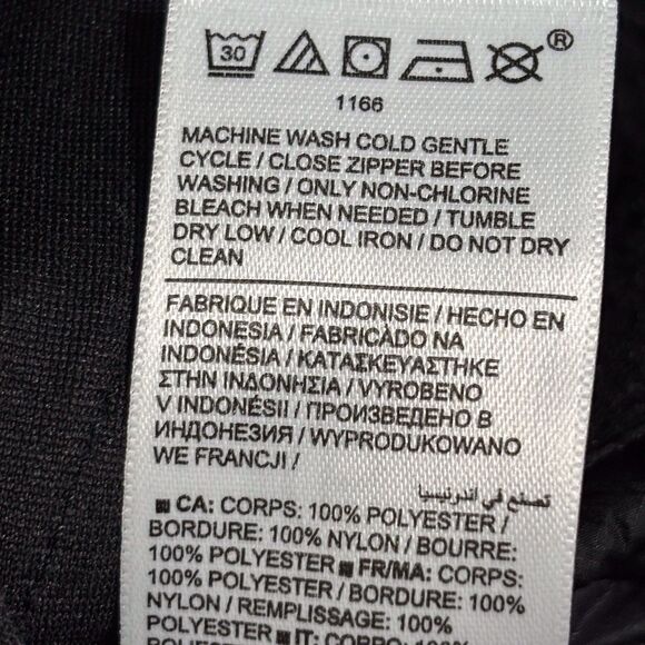 Athleta Cozy Sherpa Snap Sweatshirt Jacket Black Deep Pile Womens XS Teddy Bear - Picture 11 of 14